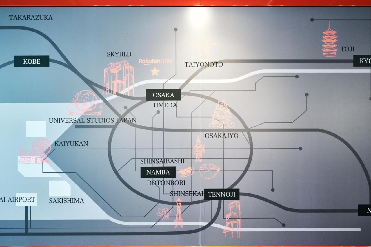 Rakuten Stay Osaka Station North Deluxe Fourth المظهر الخارجي الصورة